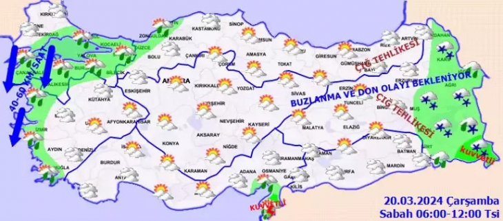 Meteoroloji yeni haritayı paylaştı! İşte il il kar ve yağmur beklenen yerler...