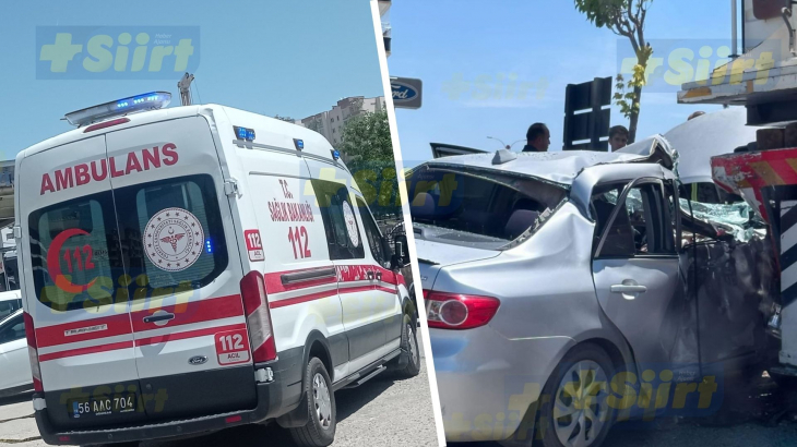 Siirt'te vince arakadan çarparak ağır yralanan otomobil sürücüsünden acı haber geldi!