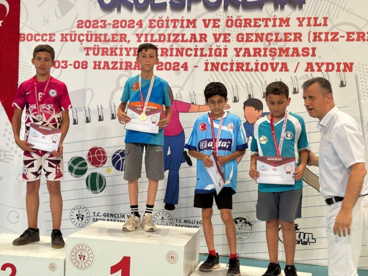 Siirtli Mustafa Gültekin, Bocce Küçük Erkekler Türkiye Şampiyonu Oldu