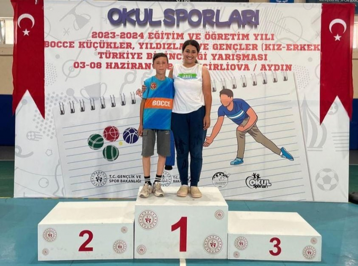 Siirtli Mustafa Gültekin, Bocce Küçük Erkekler Türkiye Şampiyonu Oldu