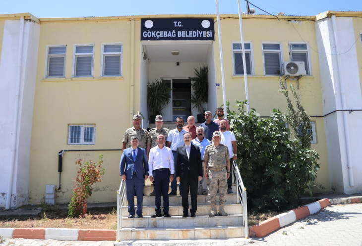 Vali Kızılkaya, Gökçebağ Beldesi'ni Ziyaret Etti