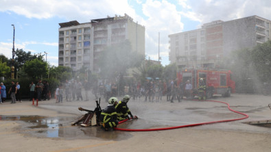 Siirt Belediyesi Hasta Kurtarma Ve Yangın Tatbikatı Gerçekleştirdi