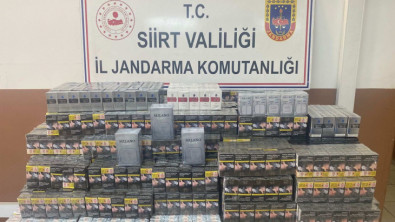 Siirt'te getirilmek istenen 5 bin 55 paket kaçak sigara ele geçirildi