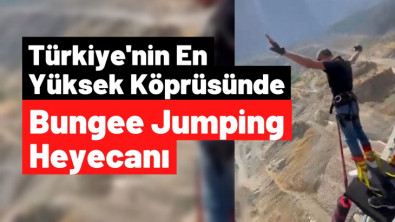 Türkiye'nin En Yüksek Köprüsü Botan Köprüsünden Kendisini Aşağı Bıraktı!